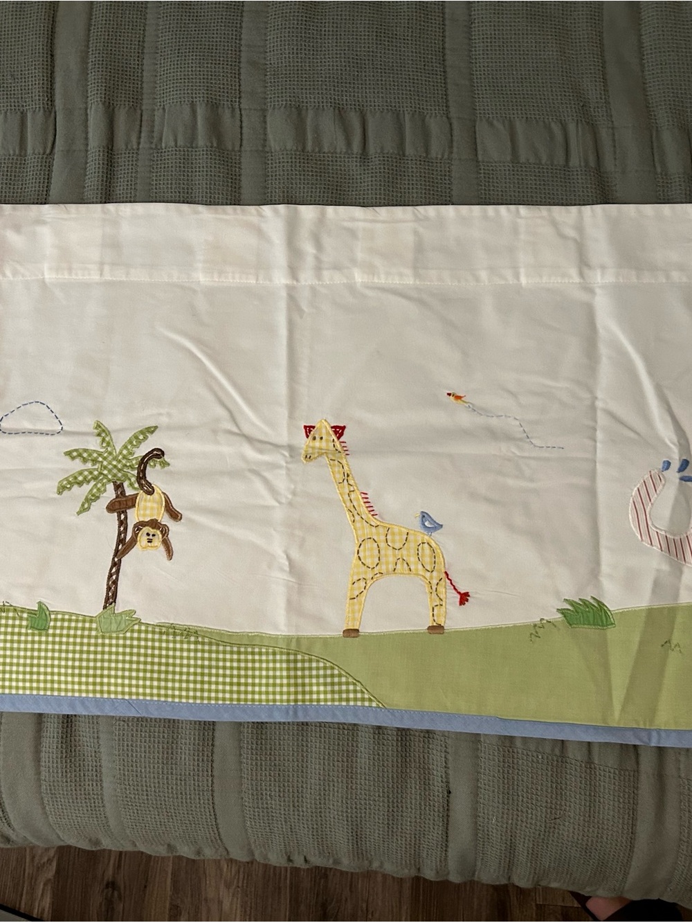 Safari Appliqué Baby Valences Set (2)